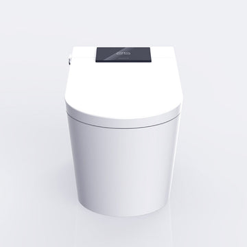 White Pro Version Smart Toilet Multi Mode Cleaning Heated Seat Auto Lid Sensor Flush Premium Full Function Design