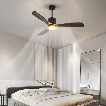 52 in. Indoor Solid Wood Chandelier Ceiling Fan with Light and Remote Control,Bulb not included