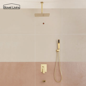 Shower System with Handheld Shower and Tub Spout