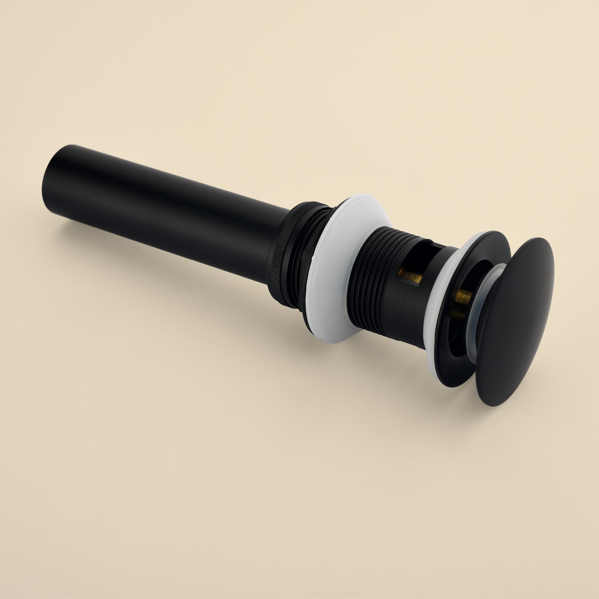 2.6 in W x 8.66 in H Pop-Up Drain Matte Black