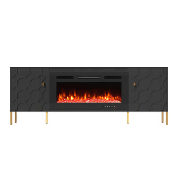 36 inches Electric Fireplace TV Stand Media Consoles