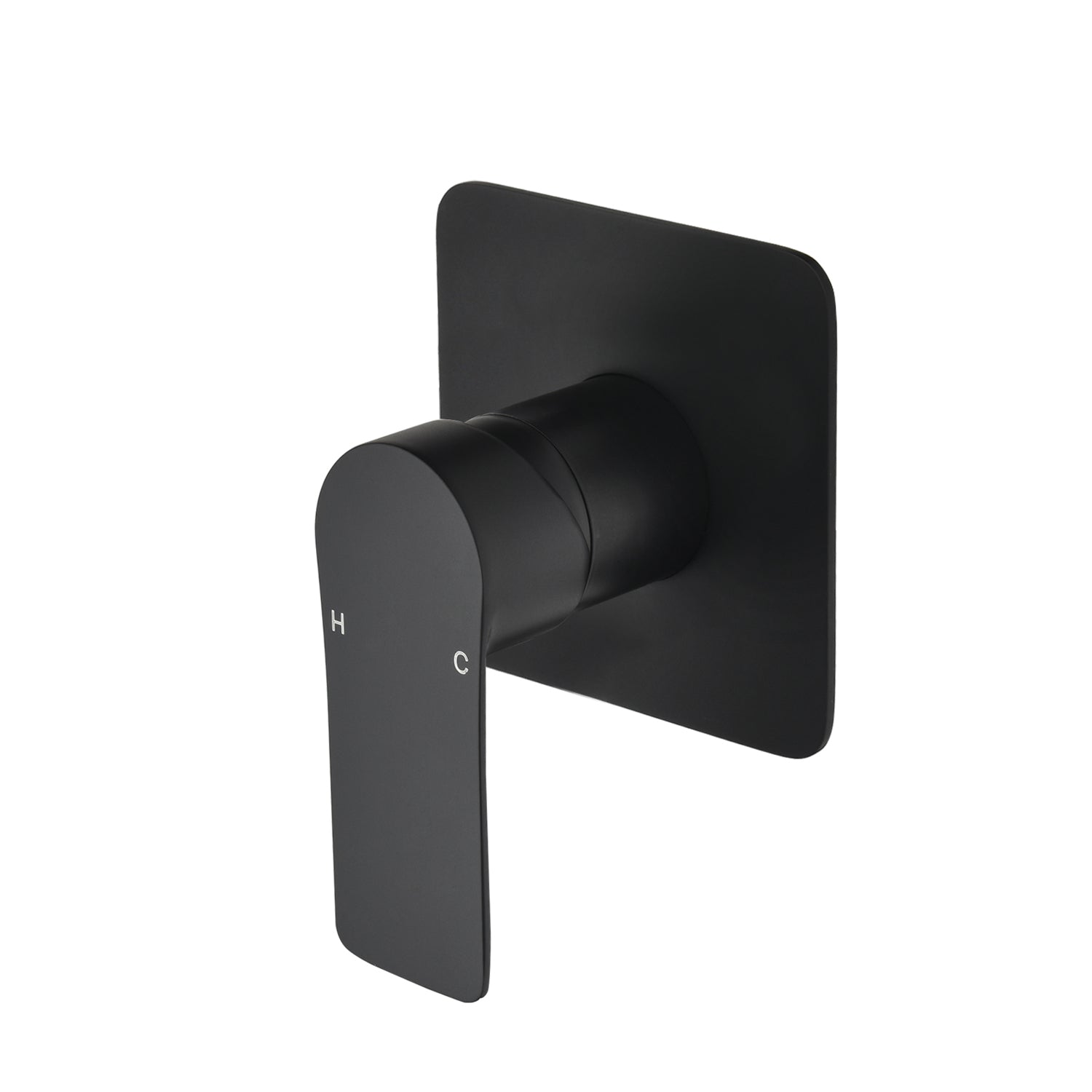 Black Shower Mixer SUS304 Pressure Balance Valve Dual Handle