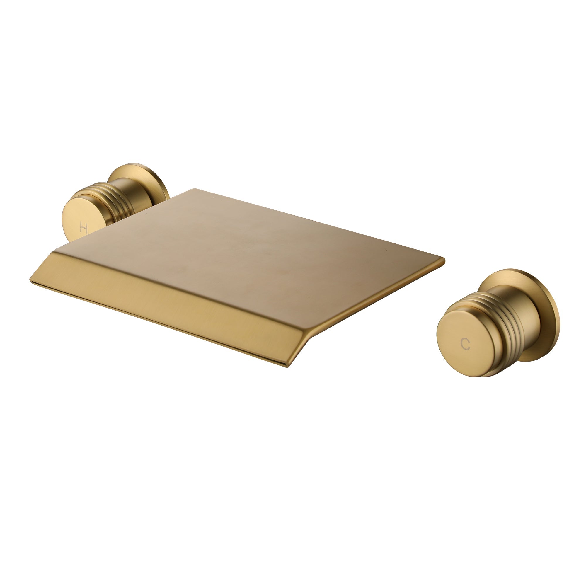 Brushed-Gold-Waterfall-Sink-Faucet-Brass-Bathroom-Faucet-Wall-Mounted-Waterfall-Vanity-Sink-Faucet-Double-Handle-Widespead-Waterfall-Spout