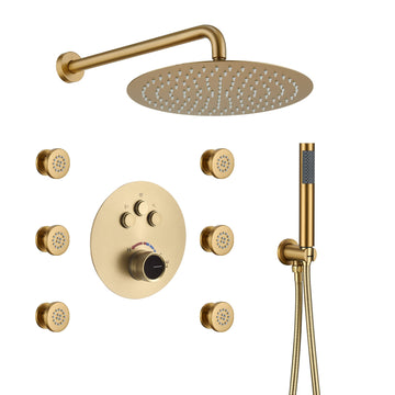 Luxury-Shower-System-with-Body-Jets-Balancing-Valve-Shower-System-with-Handheld-Shower-Brass-Rain-Shower-Head-Brushed-Gold