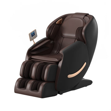 Massage Chair, Full Body Zero Gravity Recliner with AI Voice Control, SL Track, Bluetooth, Foot Rollers, Airbags, Heating