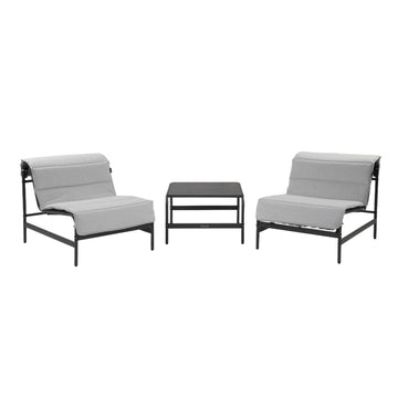 All-Iron Detachable Armless Sofa Set - 3 Pieces