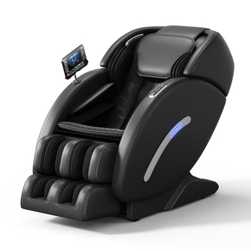 Full Body Massage Chair, Full Body Zero Gravity with 3D Massage Mechanism, 6 Auto Massage Mode, Waist and Calf Heater, Foot Roller, Bluetooth Speaker