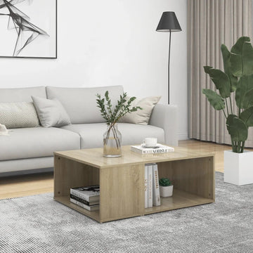 Space-Saving Design Sonoma Oak Modern Coffee Table with Storage