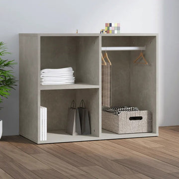 31.5 in.W Concrete Gray Dressing Cabinet Engineered Wood Medium Storage