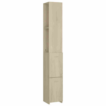 66.9 Tall Modern Bathroom Cabinet  with Open Shelves For Laundry Rooms or Washrooms