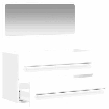 18.9 Tall Wall-Mountable Bathroom Cabinet  with 2 Drawers for Laundry Rooms or Washrooms