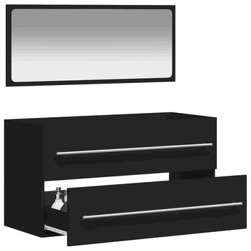 18.9 Tall Wall-Mountable Bathroom Cabinet  with 2 Drawers for Laundry Rooms or Washrooms