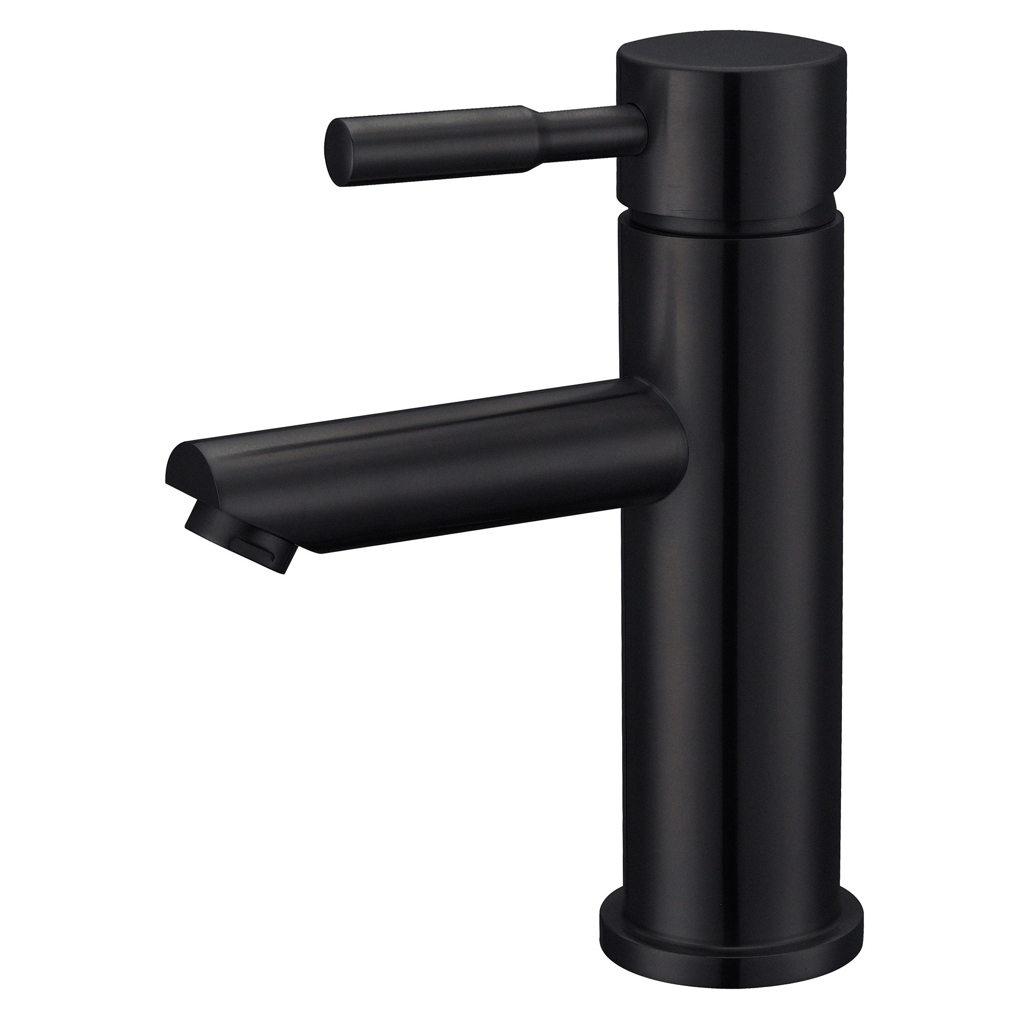 Black Single Handle Bathroom Faucet One Hole Vanity Sink Faucet Bathroom Sink Spout Bathroom Sink Faucets with Supply Lines