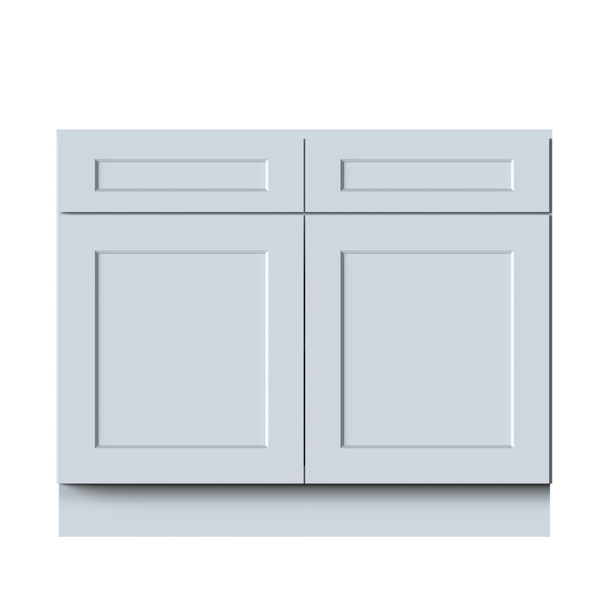 BASE CABINET W42" X H34.5" X D24" (DOVE GREY)