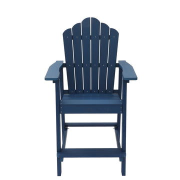 Tall Adirondack Chair Patio Chairs Adirondack Barstools Outdoor Chairs Outdoor Furniture Balcony Chairs for Backyard Garden Patio, Blue