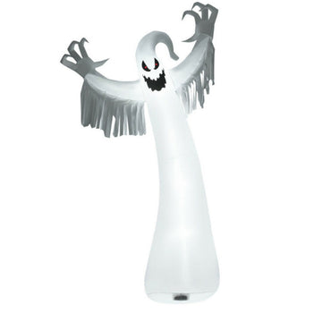 Spooky 12ft Ghost with Lights Halloween Decoration