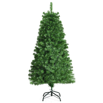 5 ft Pre-lit Multi-Color Fiber Optic Artificial Spruce Christmas Tree