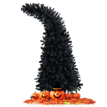 7ft Pre-Lit Halloween Tree with 400 LED Lights and 8 Modes