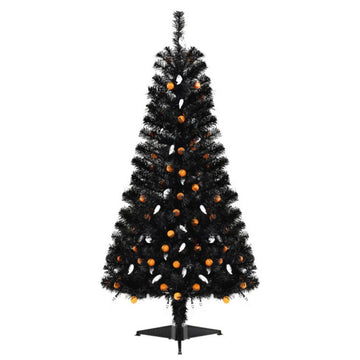 4.5ft Halloween Tree with Spooky Lights and Music