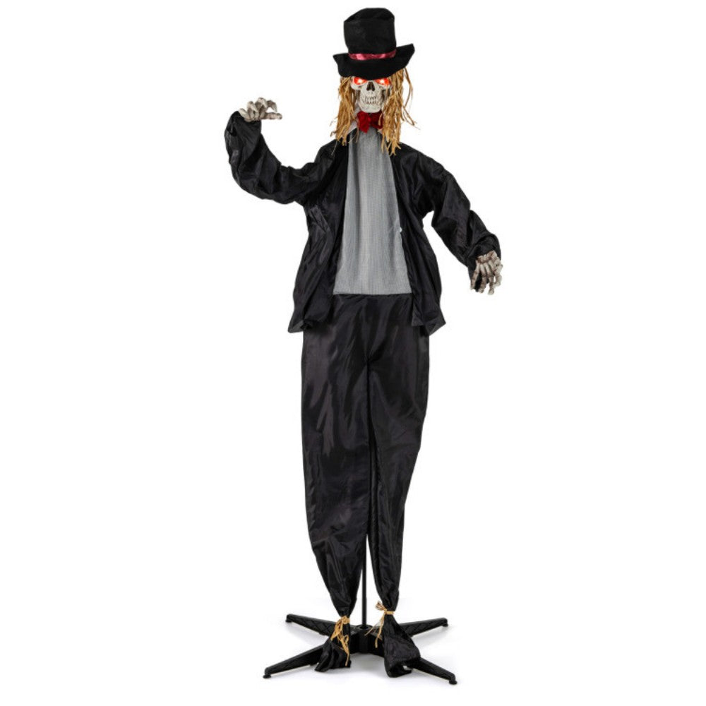 7.2FT Halloween Animatronic Sound-Activated Scary Groom