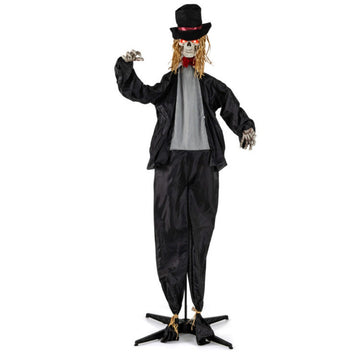 7.2FT Halloween Animatronic Sound-Activated Scary Groom