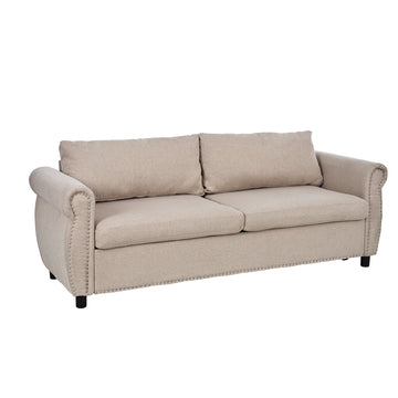 2-in-1 Sofa Bed Sleeper with Large Mattress for Living Room Spaces Bedroom