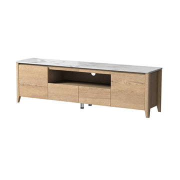 70 Inches Modern TV stand with LED Lights Entertainment Center TV cabinet with Storage for Up to 80 inch for Gaming Living Room Bedroom
