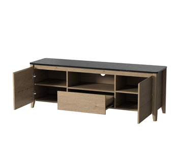 58 Inches Modern TV stand with LED Lights Entertainment Center TV cabinet with Storage for Up to 60 inch for Gaming Living Room Bedroom