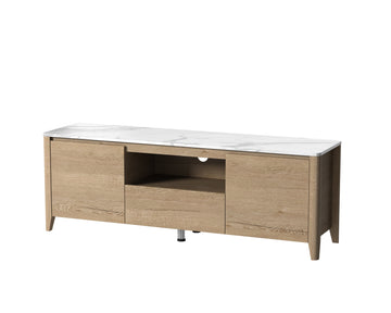 58 Inches Modern TV stand with LED Lights Entertainment Center TV cabinet with Storage for Up to 60 inch for Gaming Living Room Bedroom
