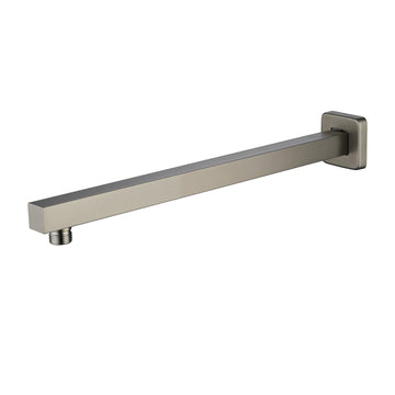 Square Wall-Mounted Shower Arm - 304 Stainless Steel, Universal 1/2