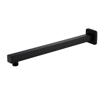Square Wall-Mounted Shower Arm - 304 Stainless Steel, Universal 1/2