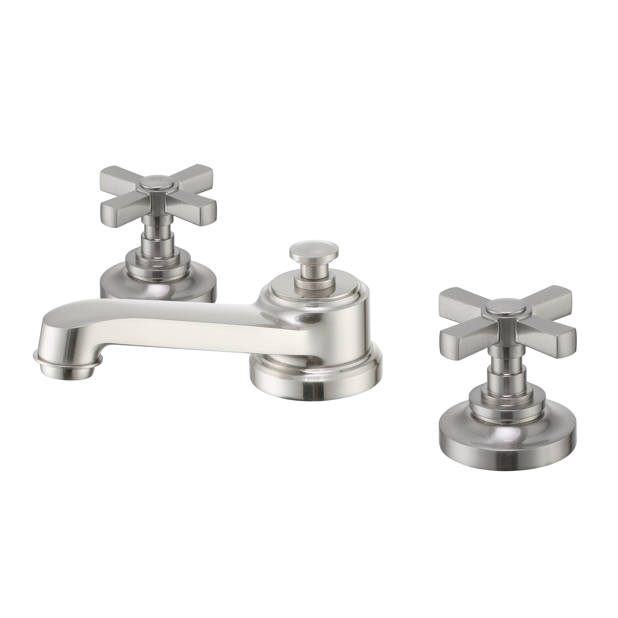 Bathroom Faucets for Sink 3 Hole Black, 8 Inch Widespread Bathroom Sink Faucet 2 Handles Kitchen Faucets with cUPC Flexible Hose