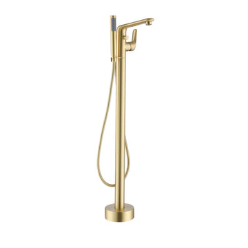 Freestanding Floor Mounted Bathtub Faucet - Anti-Scald, Durable, and Versatile