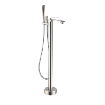 Freestanding Bathtub Faucet with Hand Shower - Sleek Design, Anti-Scald, and Corrosion-Resistant