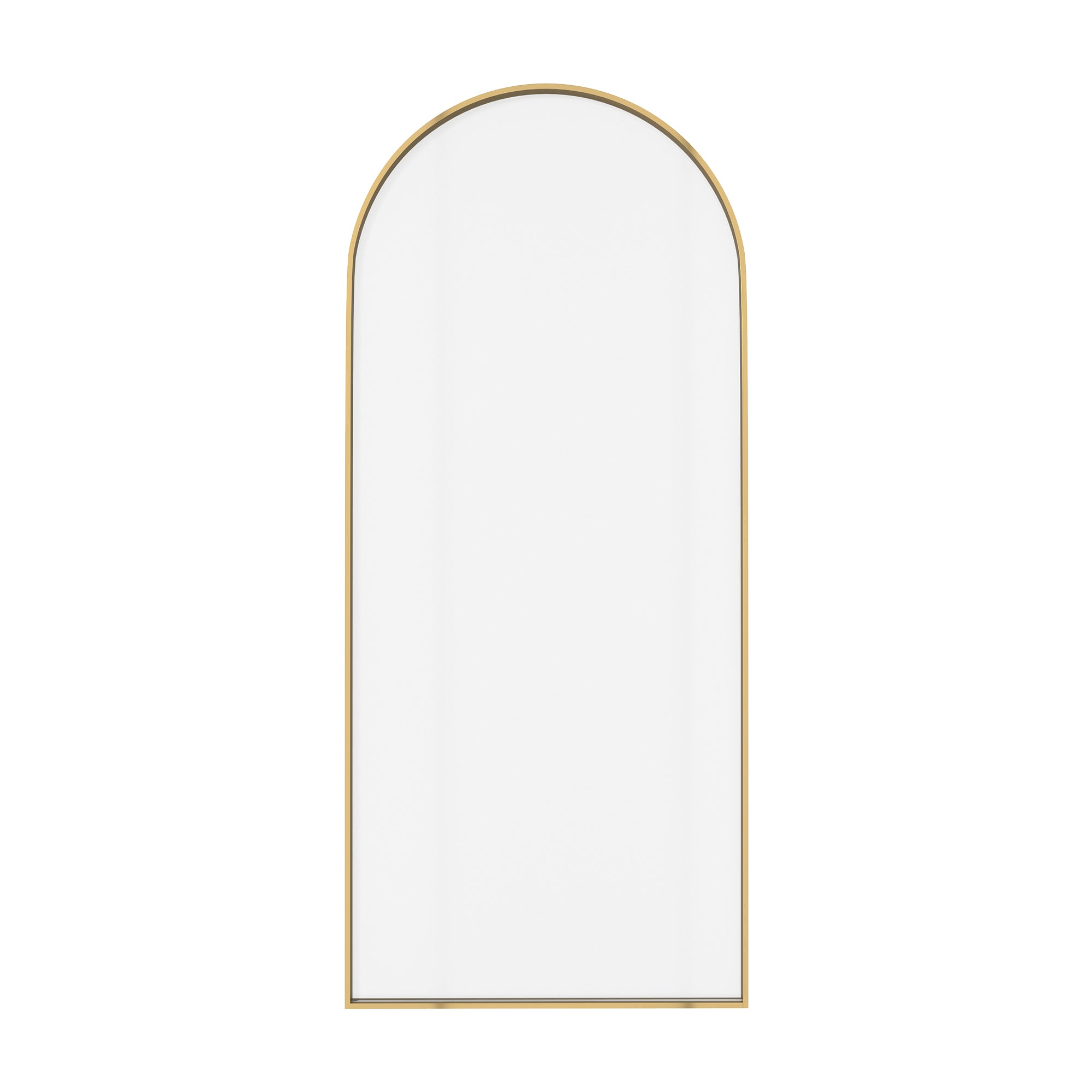 34 in. W x 78 in. H Framed Fixed Shower Door Arched Shower Door with 3/8 in. (10mm) Clear Glass or Fluted Glass