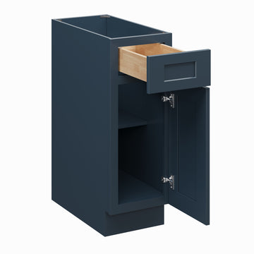 12 Inch Base Cabinet with Full Overlay Door and Soft Close Hinges