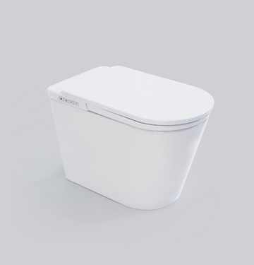 White Pro Version Smart Toilet Multi Mode Cleaning Heated Seat Auto Lid Sensor Flush Premium Full Function Design