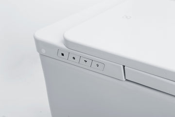White Pro Version Smart Toilet Multi Mode Cleaning Heated Seat Auto Lid Sensor Flush Premium Full Function Design
