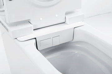 White Pro Version Smart Toilet Multi Mode Cleaning Heated Seat Auto Lid Sensor Flush Premium Full Function Design