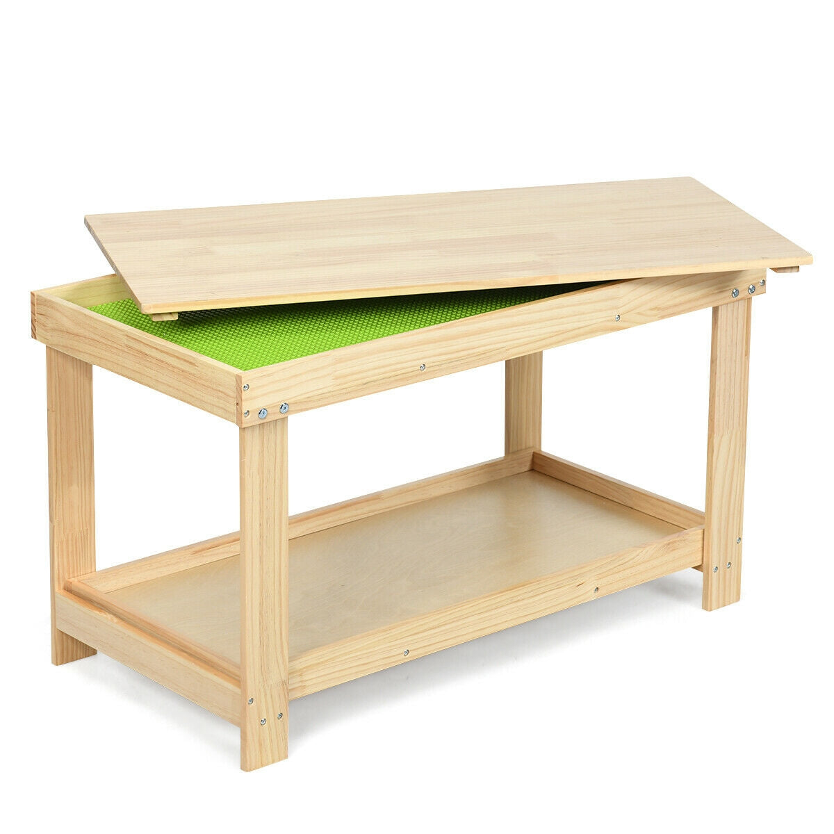 Solid Wood Multifunctional Kids Activity Play Table
