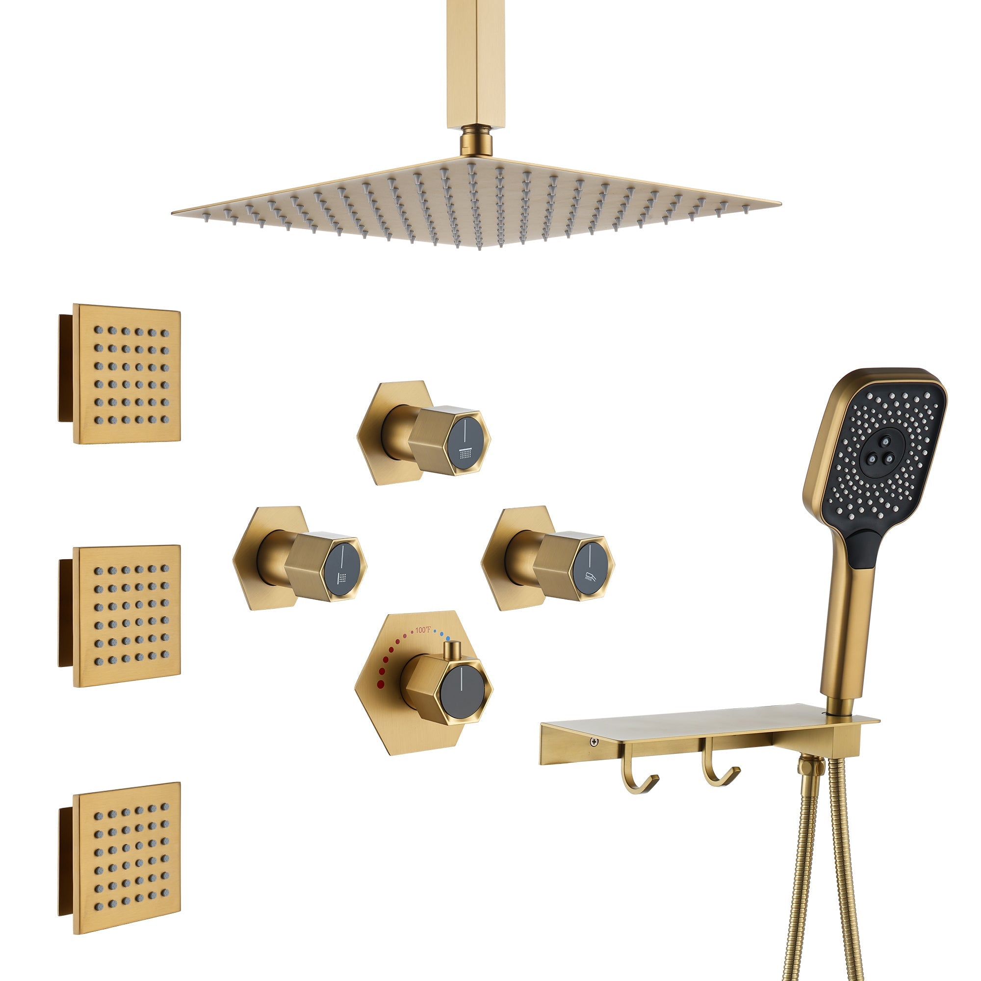 Shower-System-with-Body-Jets-Handheld-Shower-with-Shelf-and-Clothes-Hook-Ceiling-Shower-Faucet-Set-Bathroom-Shower-Trim-Brushed-Gold