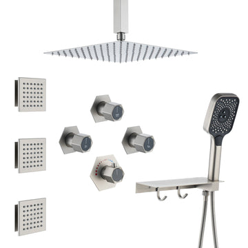 Shower-System-with-Body-Jets-Handheld-Shower-with-Shelf-and-Clothes-Hook-Ceiling-Shower-Faucet-Set-Bathroom-Shower-Trim-Brushed-Nickel