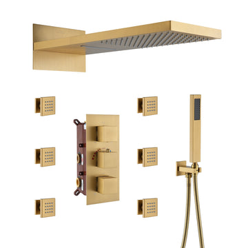 4-Function-Shower-System-with-Handheld-Shower-Head-Rainfall-Shower-Head-with-Side-Body-Jets-Brushed-Gold