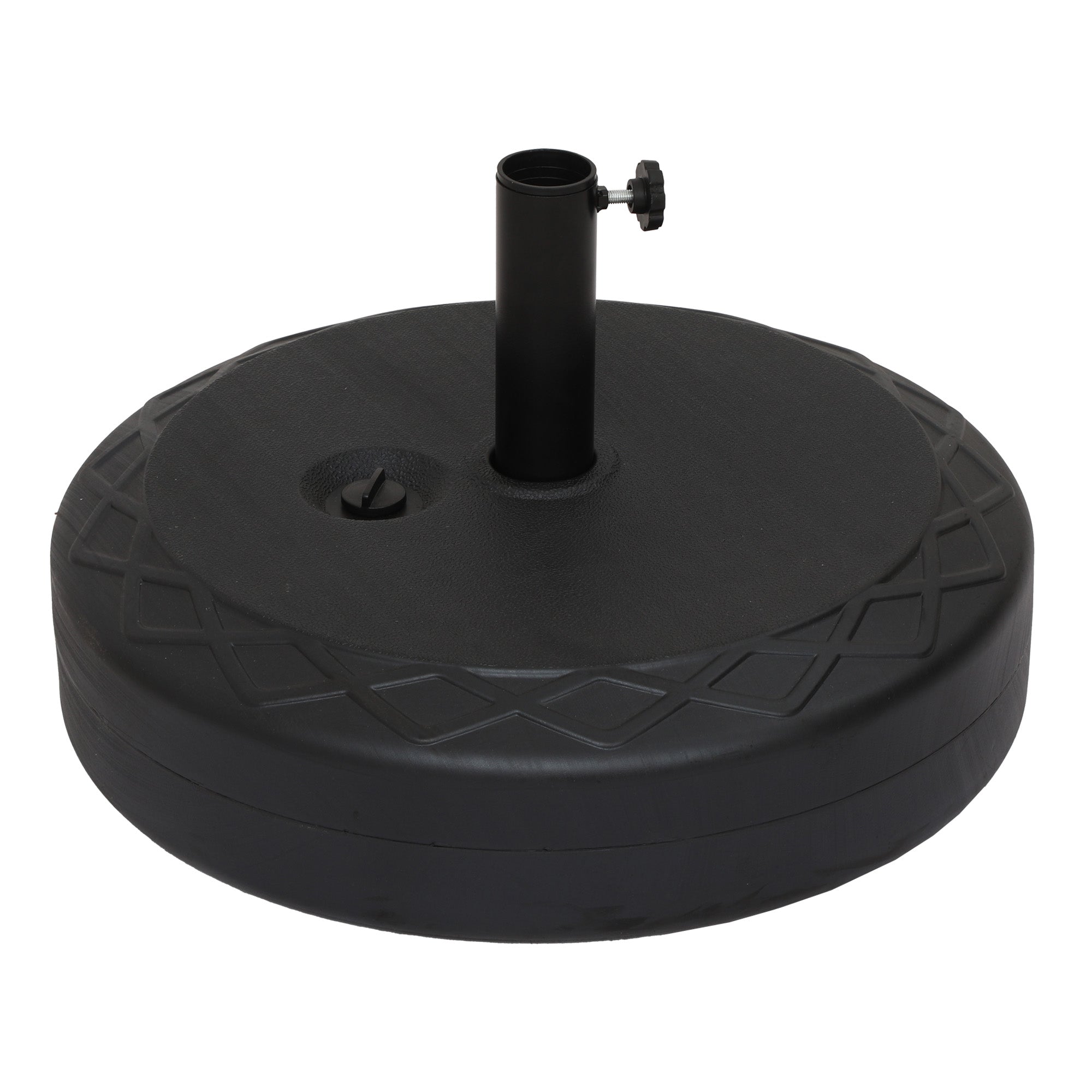 22 inches Patio Umbrella Base HDPE Round Umbrella Base Round Outdoor Umbrella Stand