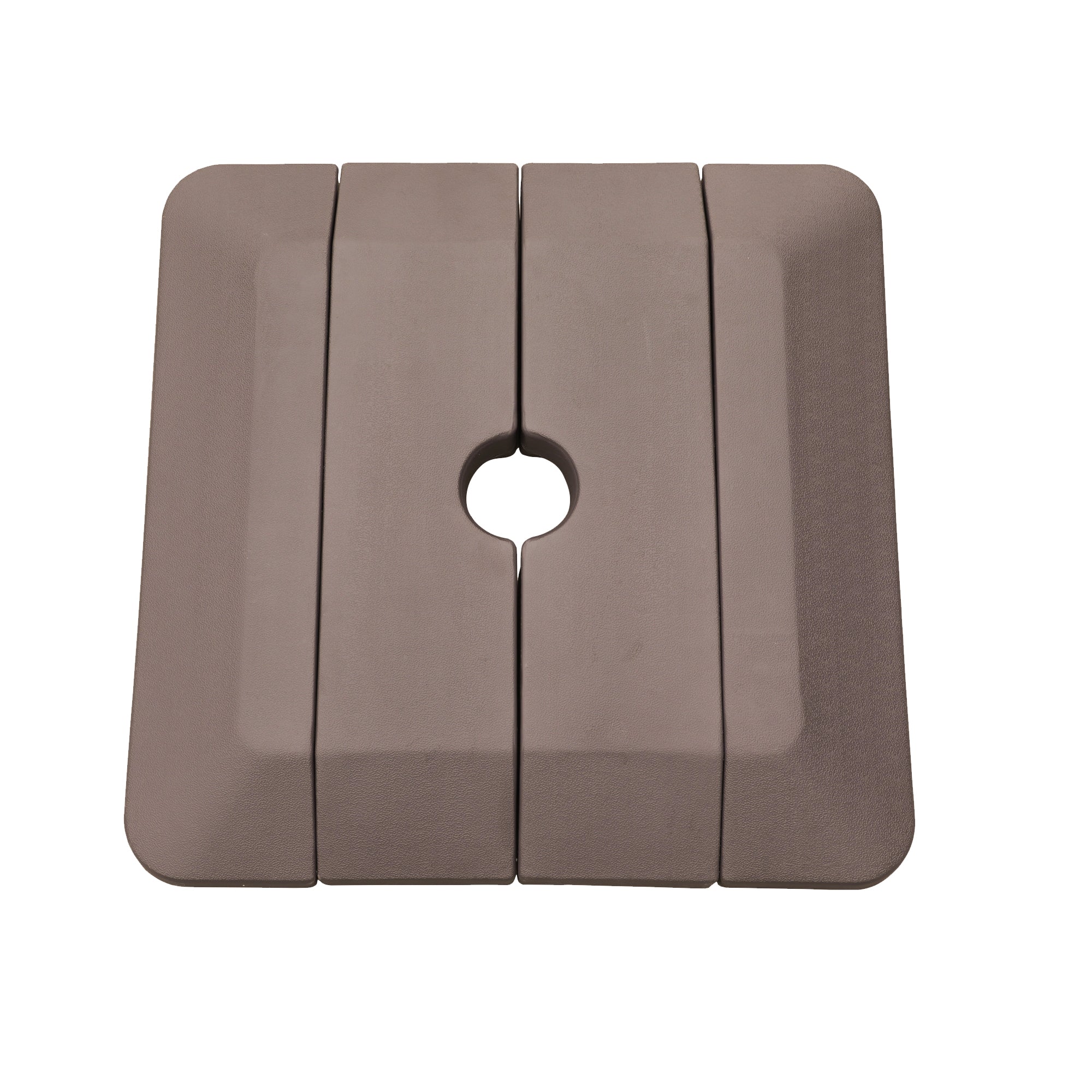 4 pcs Cantilever Umbrella Base PE Square Market Patio Umbrella Base Outdoor Stand Weighted Base for Patio Umbrella