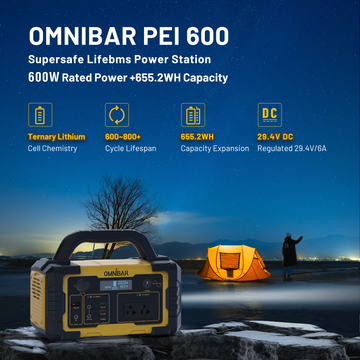 600W Portable Power Station, 655.2Wh Solar Generator Backup Power Supply