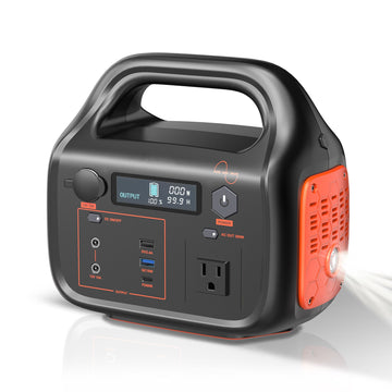 300W Solar Generator Portable Power Station with AC Outlet