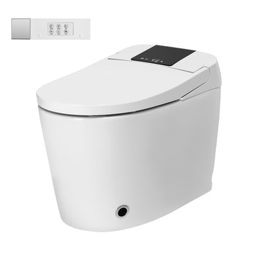 Smart Toilet Ceramic Body UV Sterilization Heated Seat Multi Wash Auto Flush with Remote