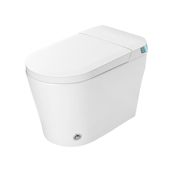 Smart Toilet Full Function Ceramic Body Heated Seat Multi Wash Auto Flush with Ambient Light