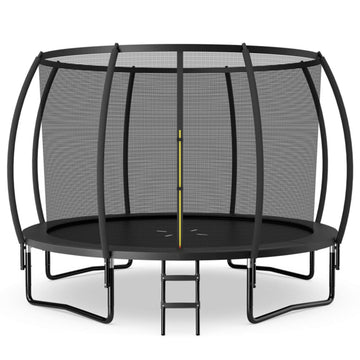 12FT ASTM Approved Recreational Trampoline with Ladder